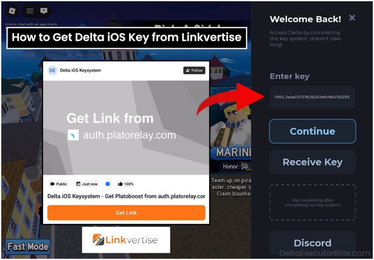 How to Get Delta iOS Key from Linkvertise